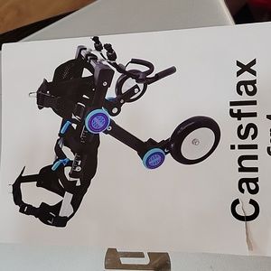 Canisflax Gen 4 collapsible pet wheelchair foldable for back legs XS Black NEW…